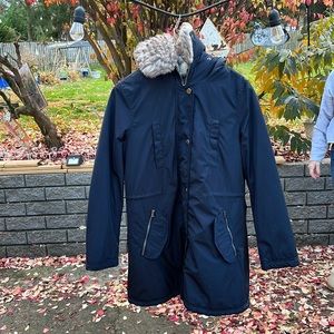 Laundry by Shelli Segal Navy Coat